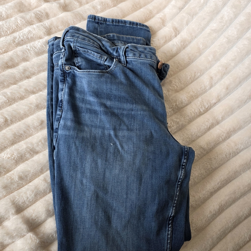 Silver Jeans Women’s Dark Blue Skinny Jeans with Embellished Back Pocket - Picture 8 of 11